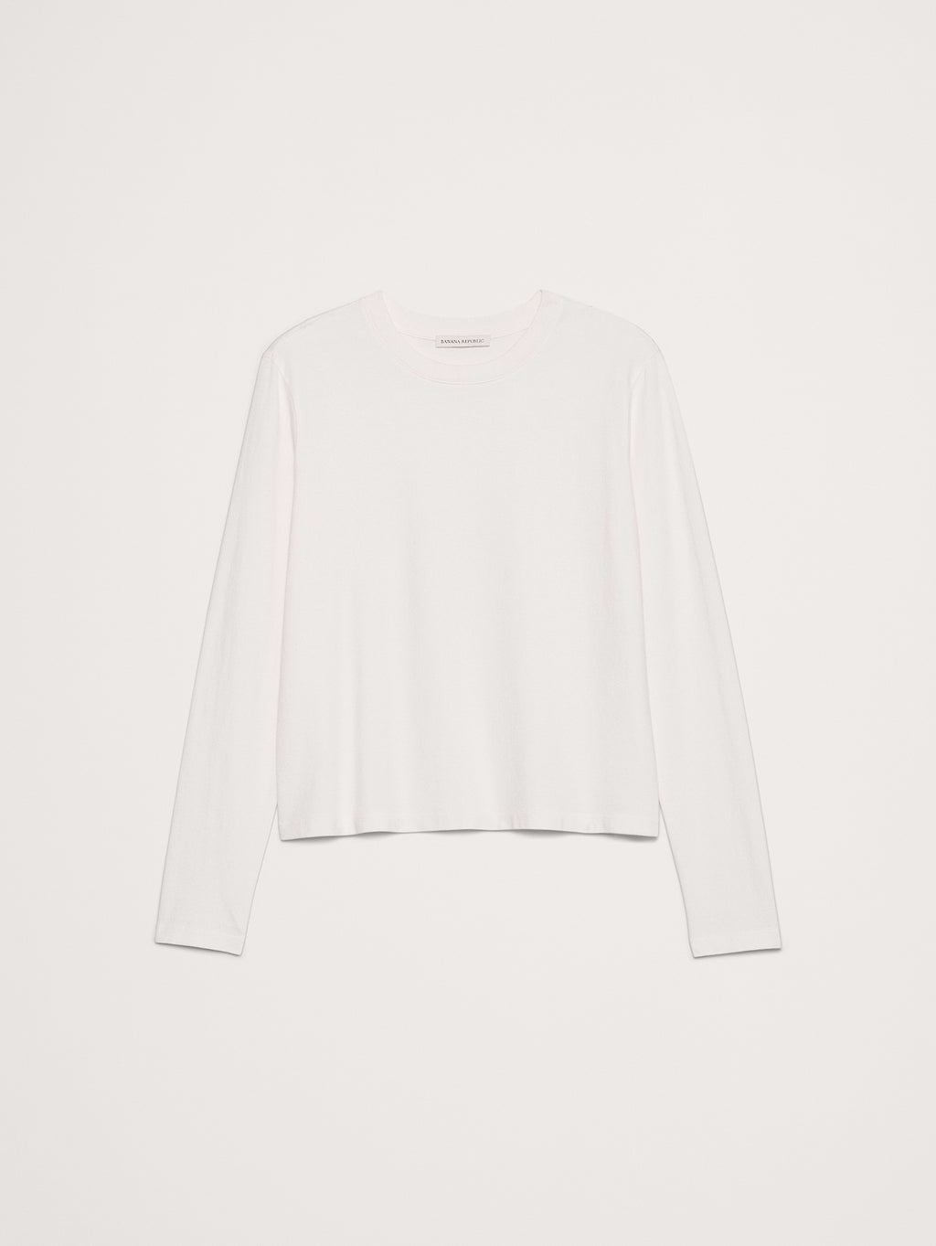 Vintage Cotton Long-Sleeve T-Shirt - White