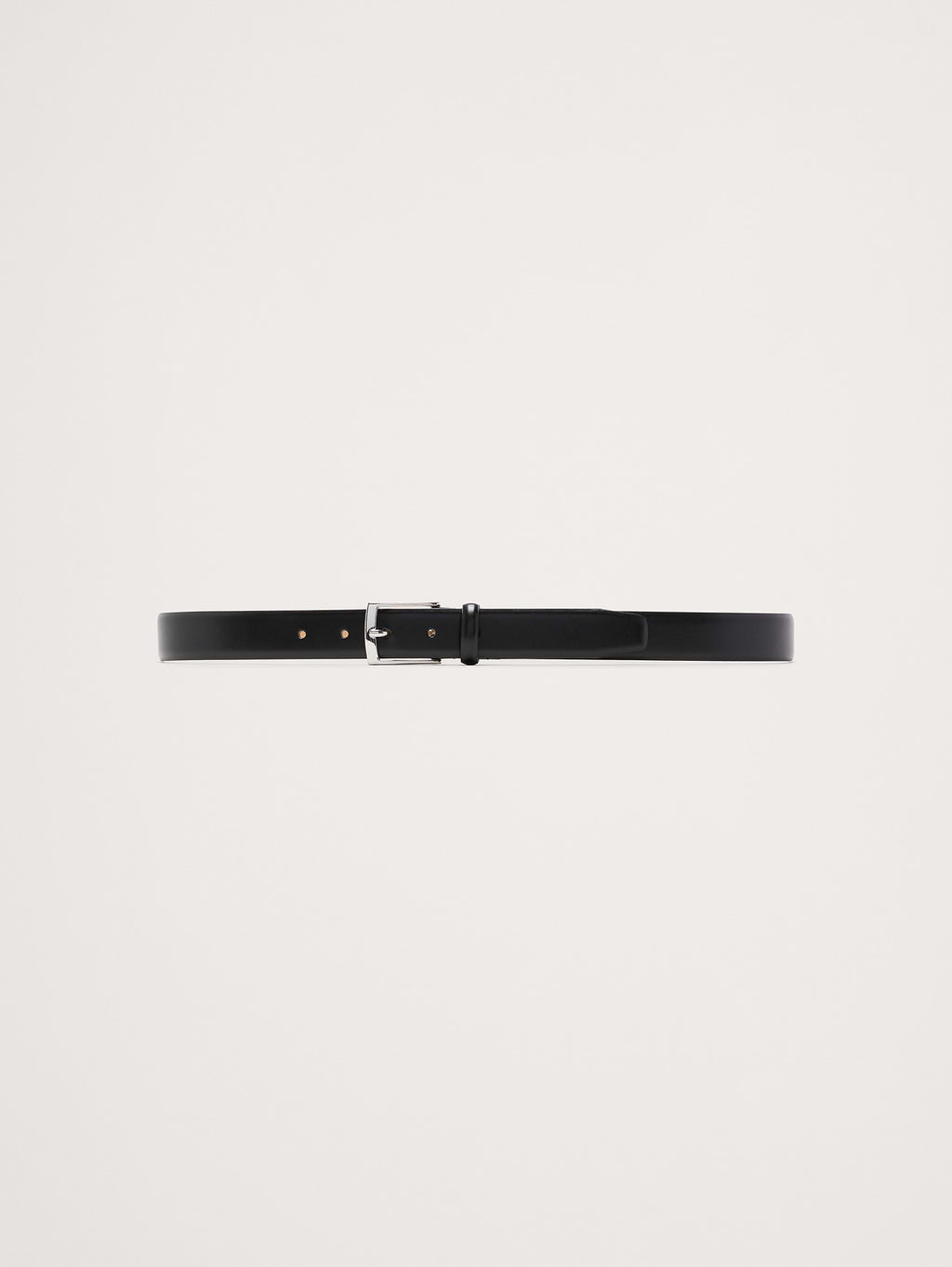 Classic Leather Dress Belt - Black