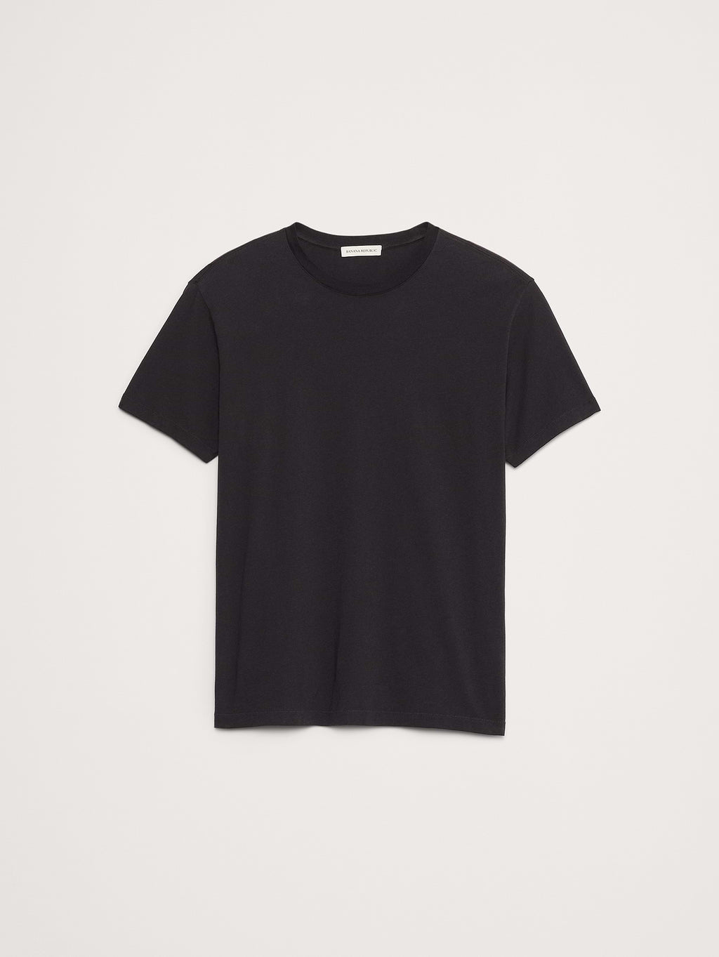 Lightweight Cotton Crew-Neck T-Shirt - Washed Black