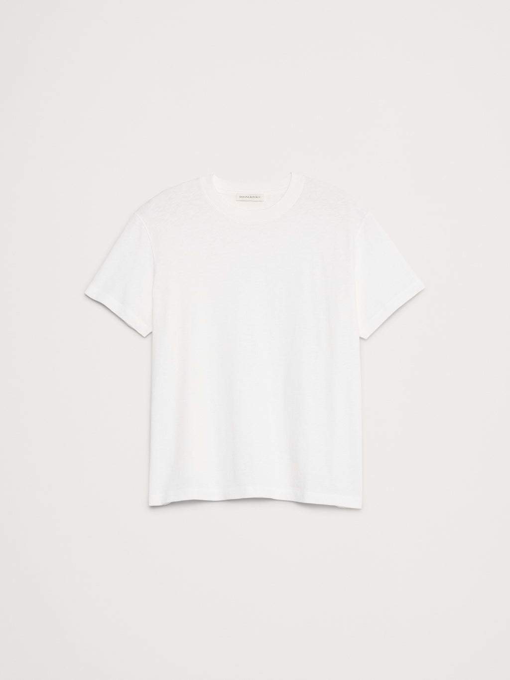 Midweight Cotton Slub Crew-Neck T-Shirt - White