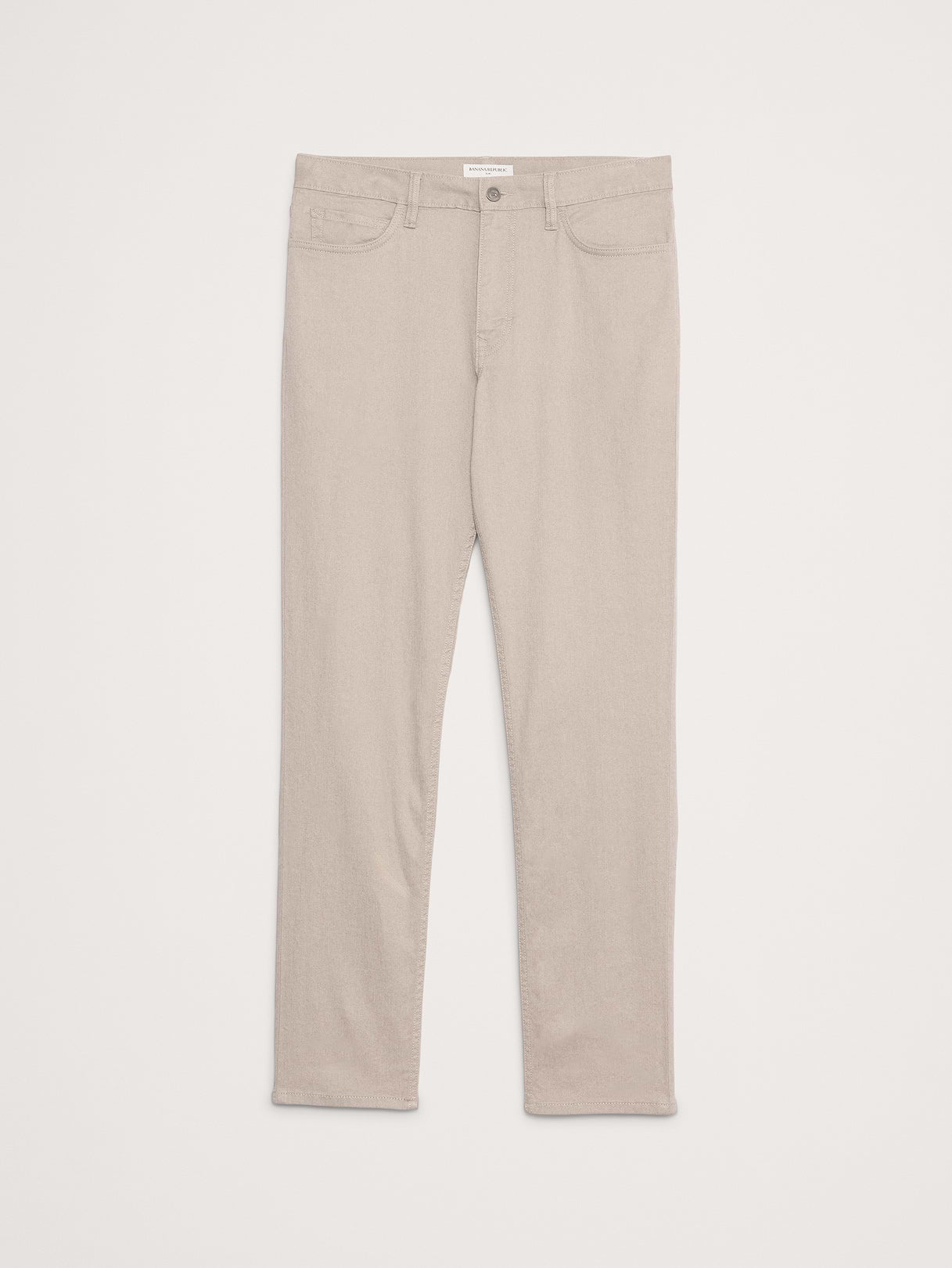 Slim Linen-Cotton Traveler Pant - Khaki Beige