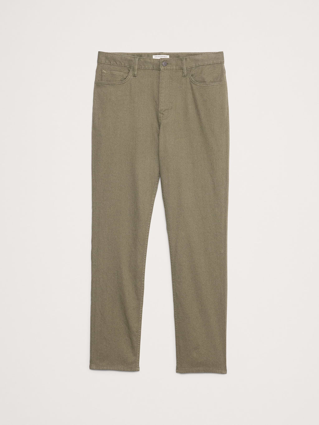 Slim Linen-Cotton Traveler Pant - Olive Green