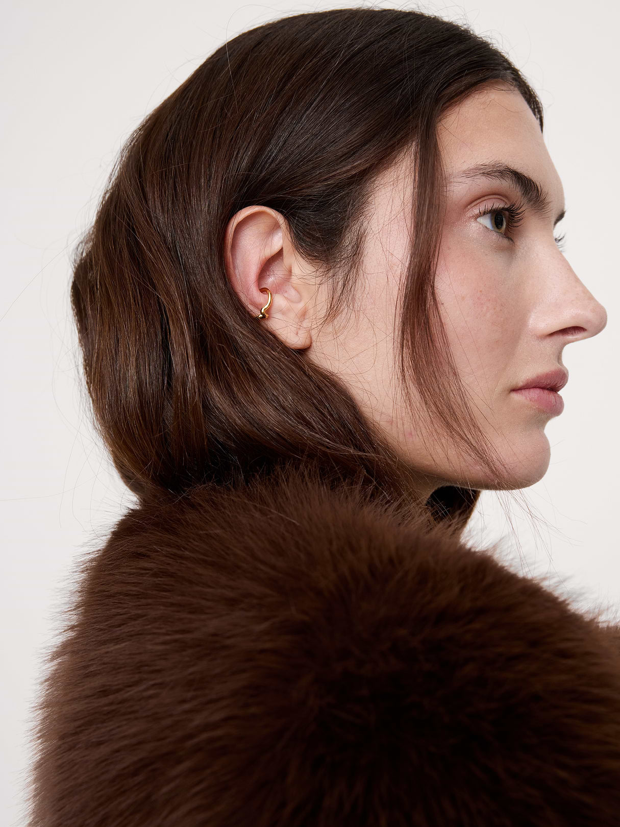 Twist Ear Cuff - Gold