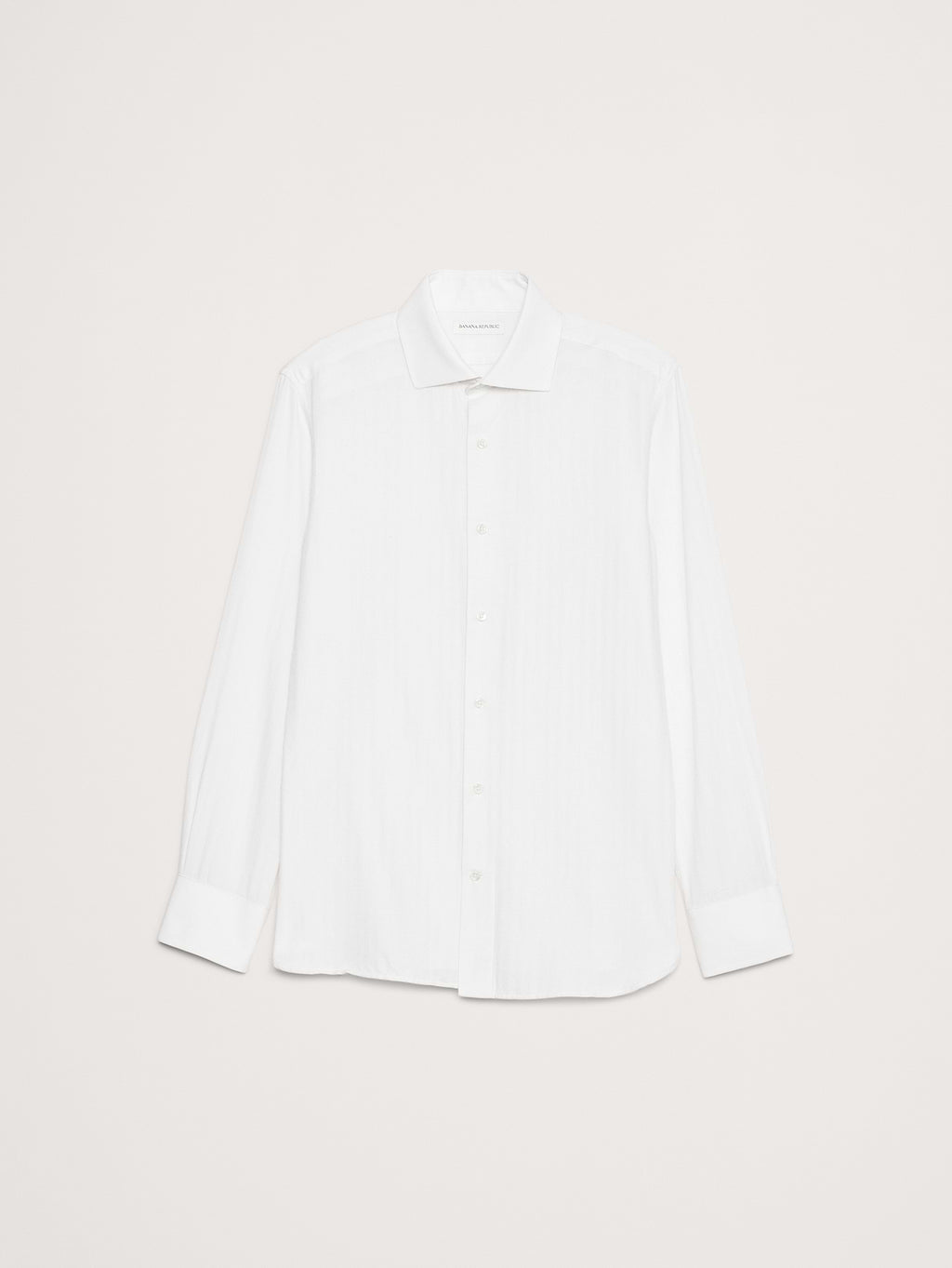 Slim-Fit Cotton-Cashmere Dress Shirt - Ivory
