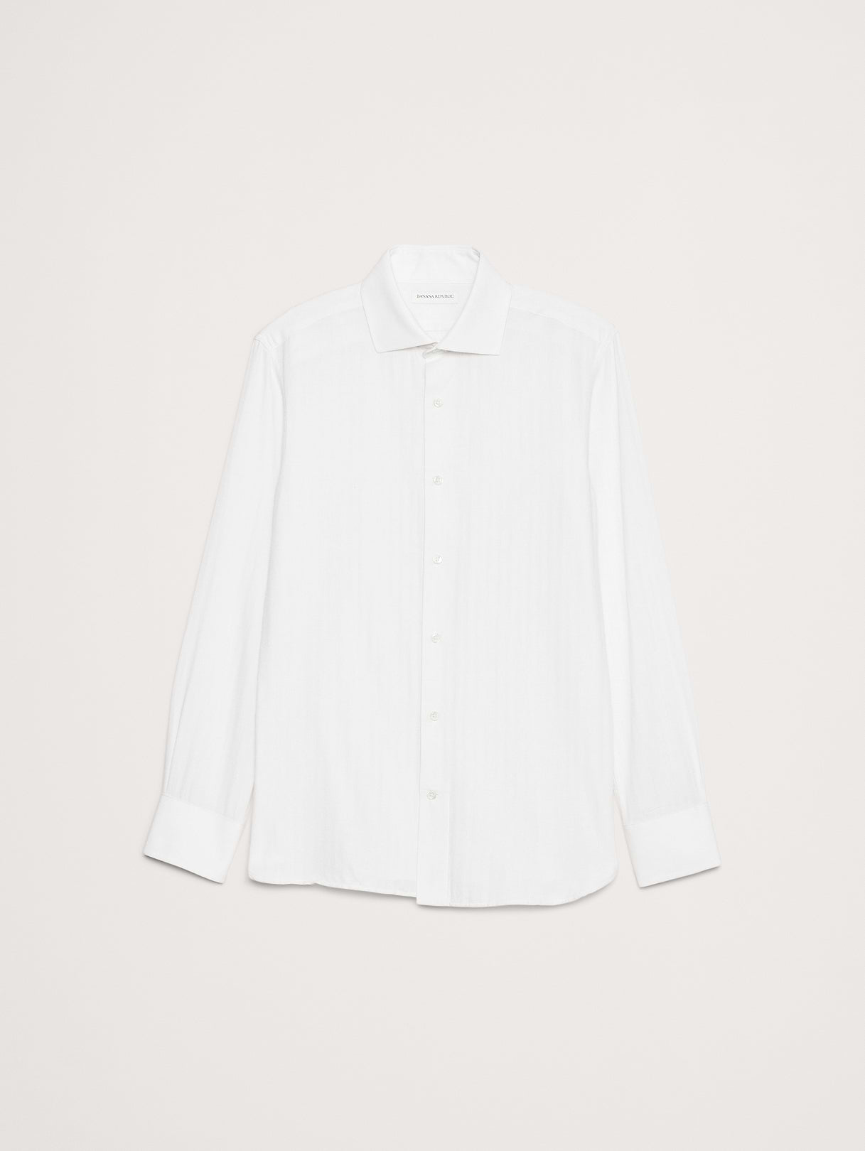 Slim-Fit Cotton-Cashmere Dress Shirt - Ivory