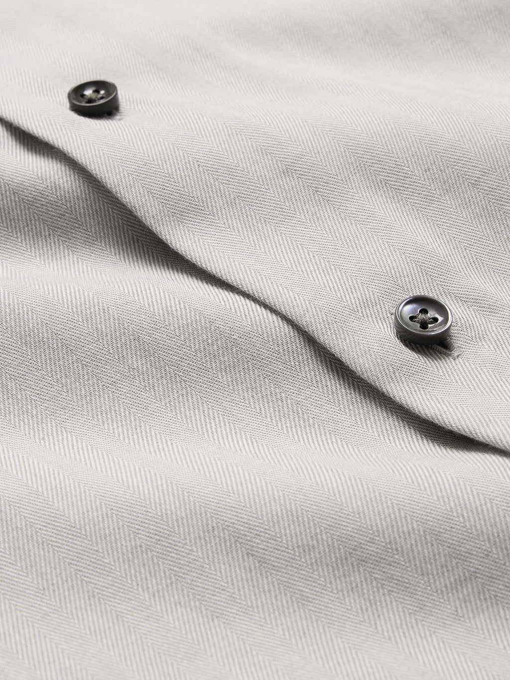 Slim-Fit Cotton-Cashmere Dress Shirt - Light Gray
