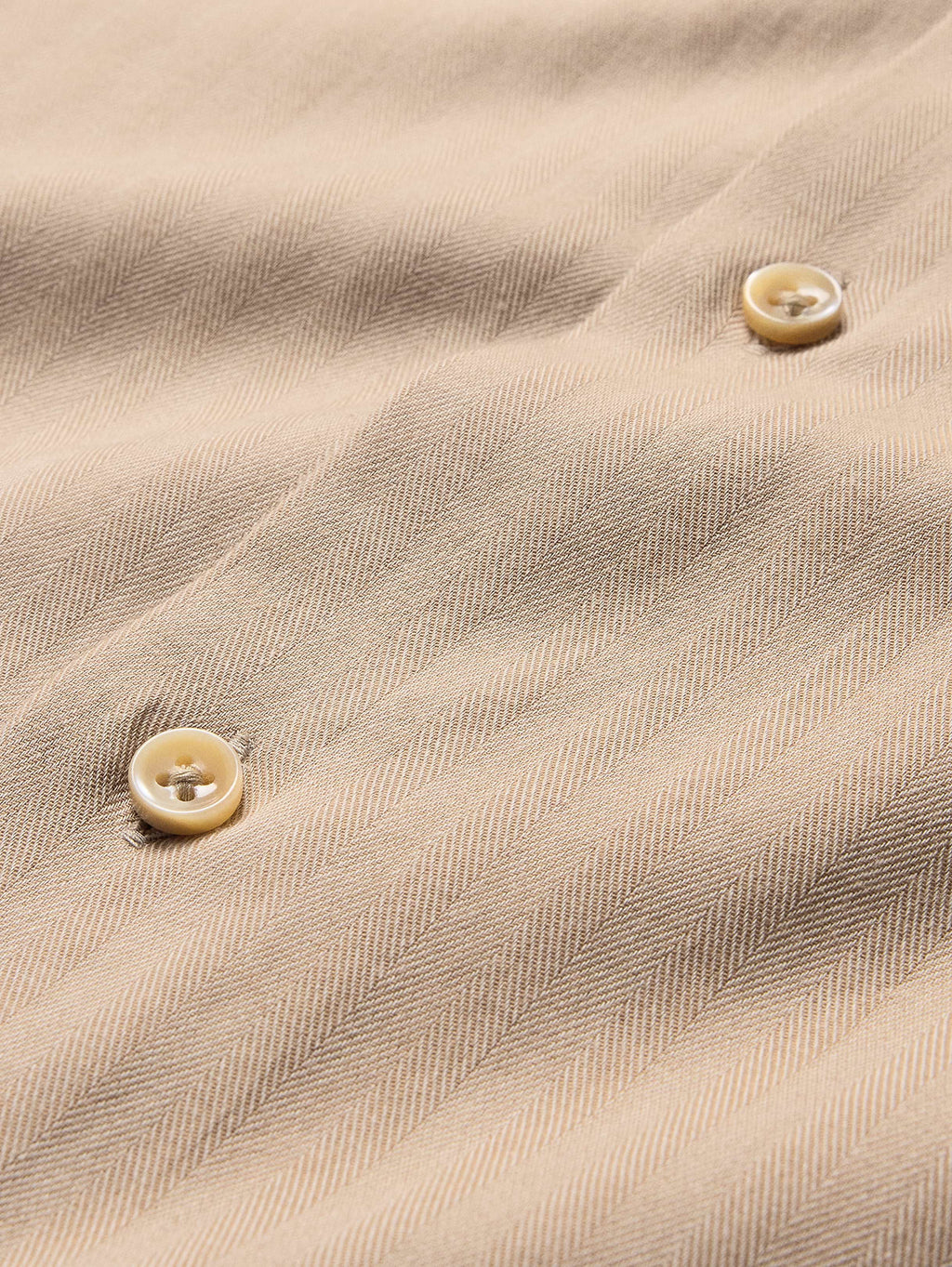 Slim-Fit Cotton-Cashmere Dress Shirt - Khaki Beige
