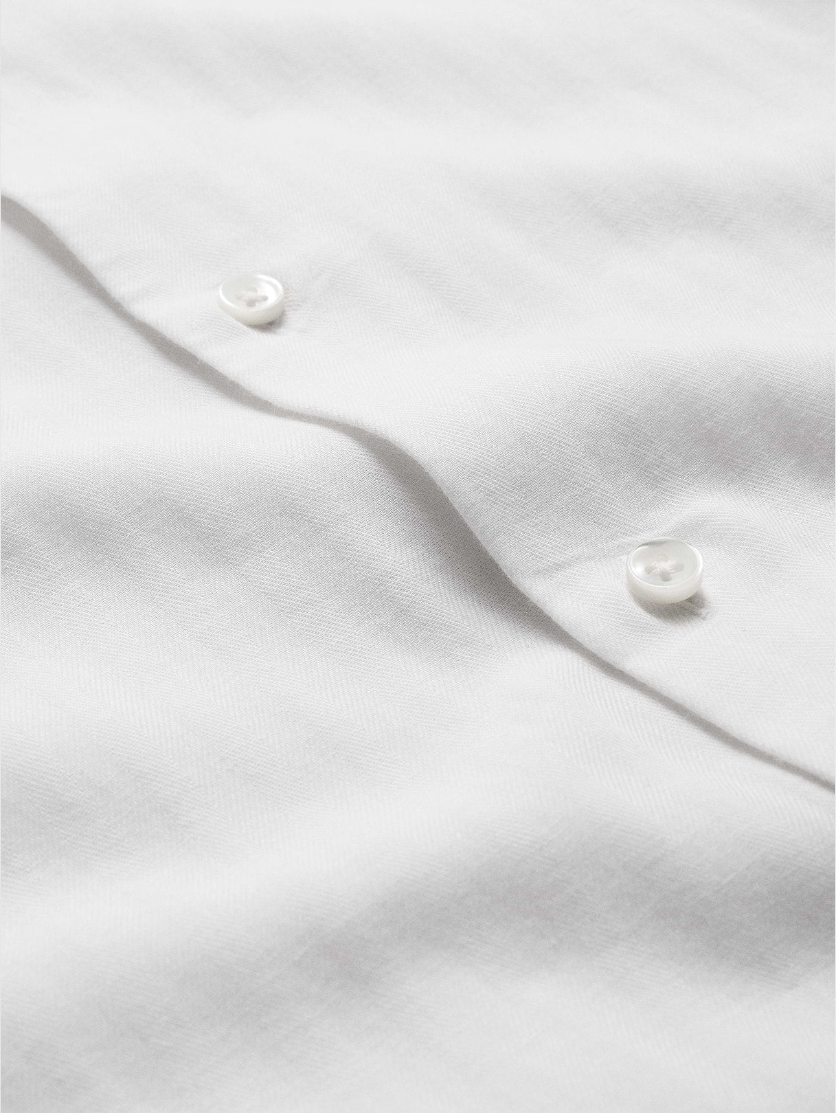 Slim-Fit Cotton-Cashmere Dress Shirt - Ivory
