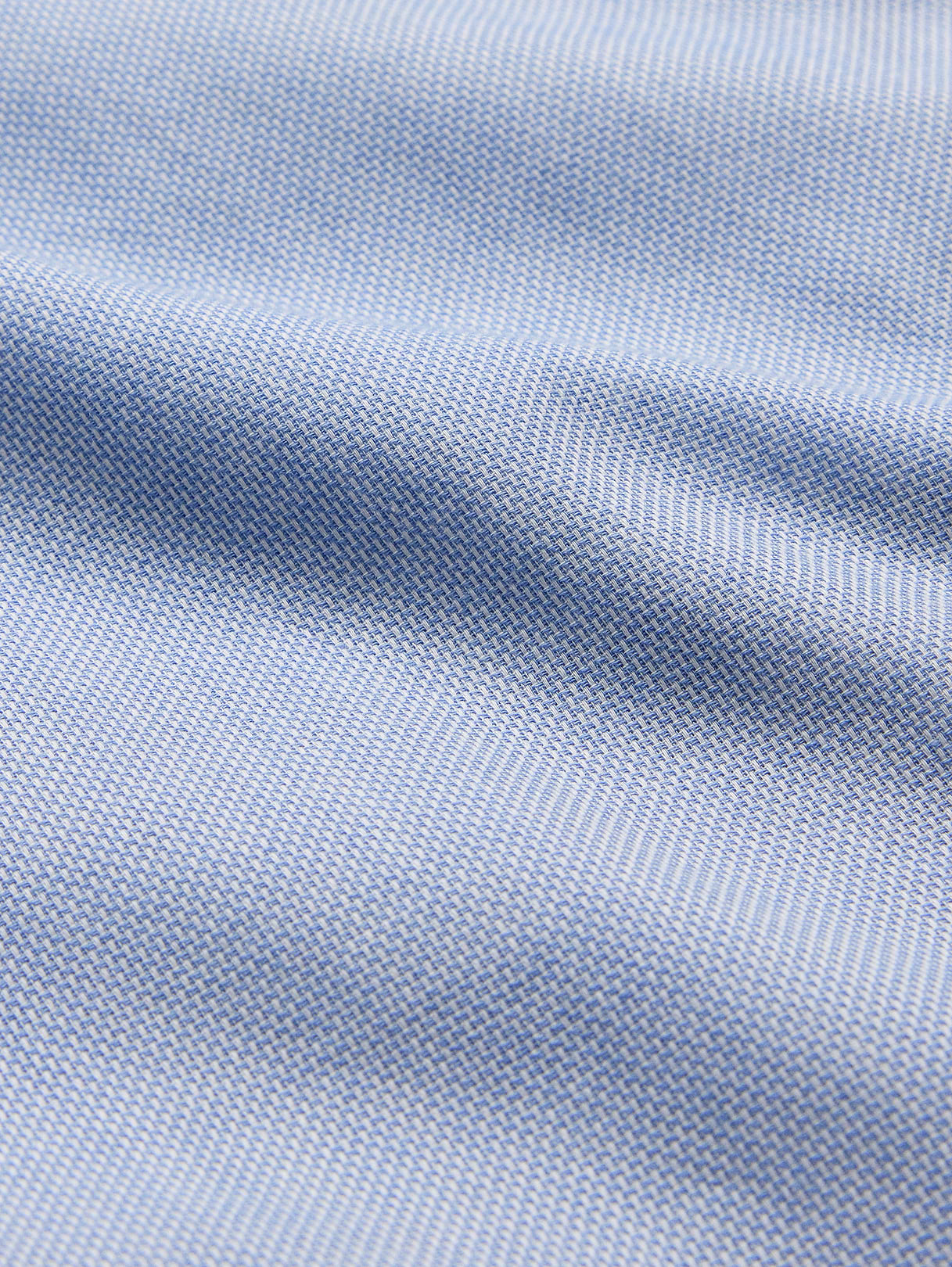 Slim-Fit Cotton-Cashmere Dress Shirt - Light Blue