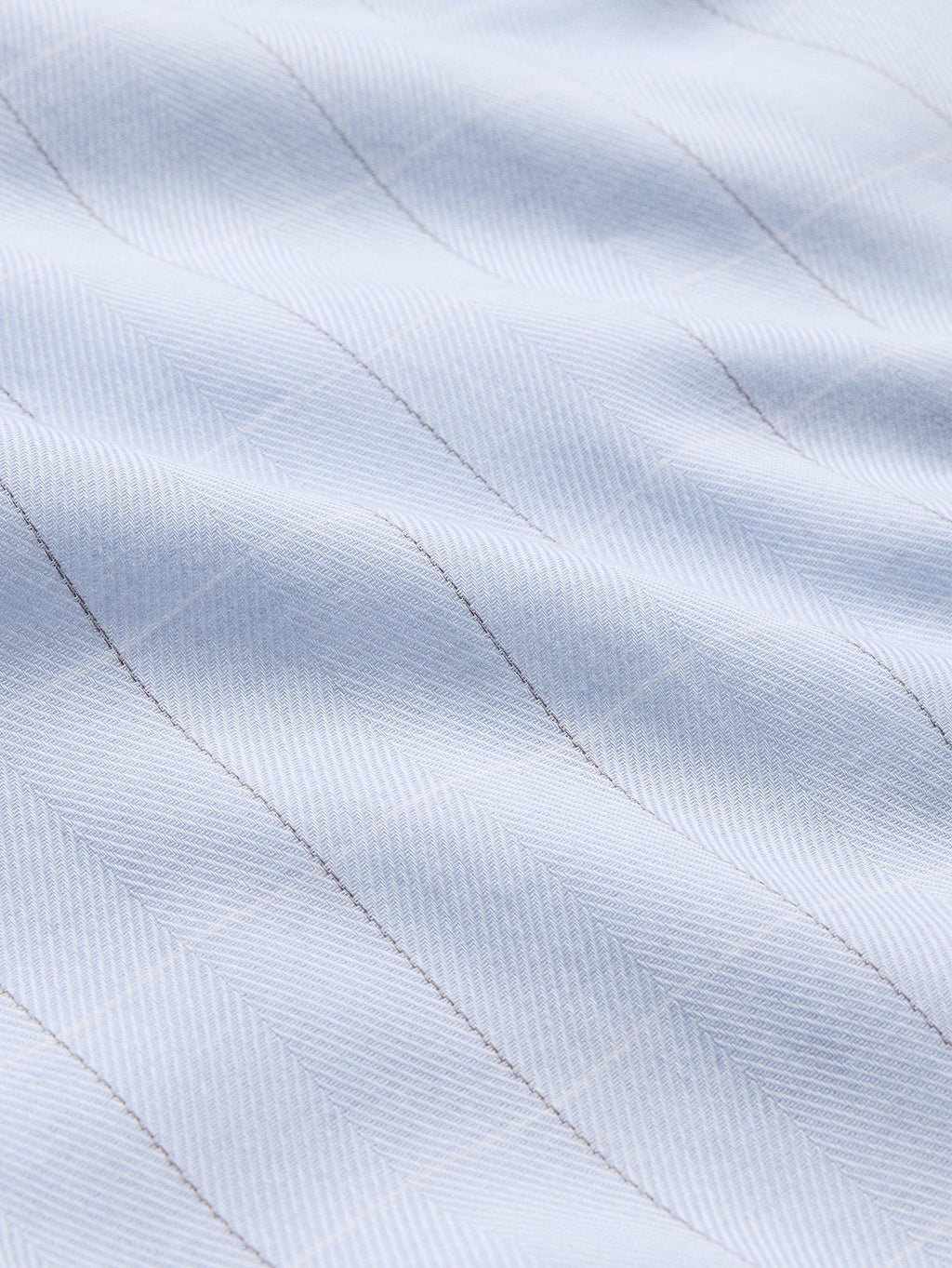 Slim-Fit Cotton-Cashmere Dress Shirt - Light Blue Plaid