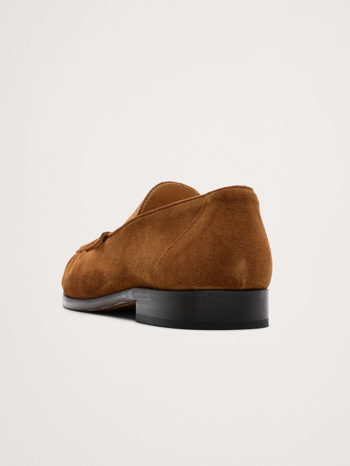 Suede Moc-Toe Loafer - Brown Combo