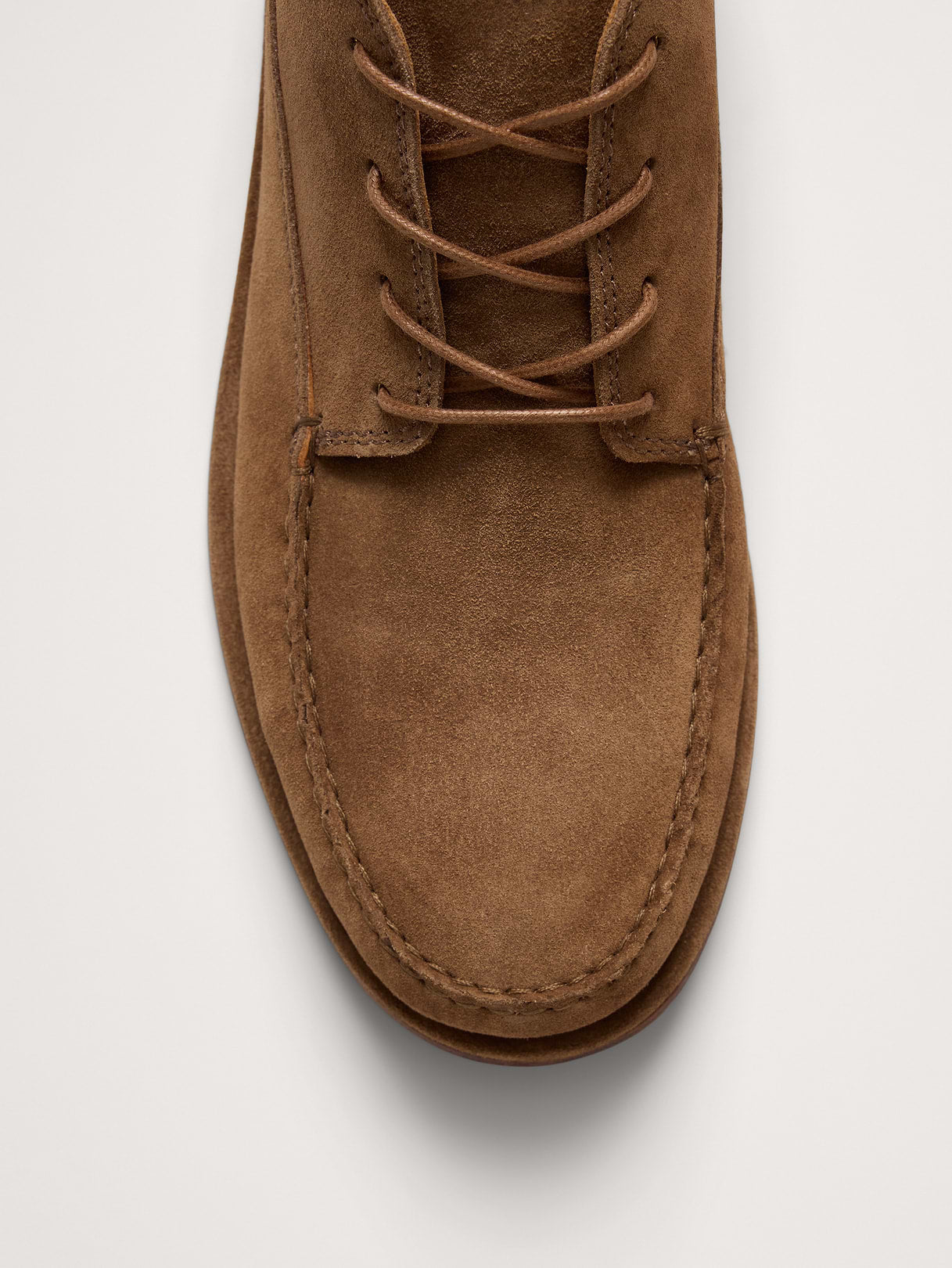 Italian Suede Chukka Boot - Medium Brown