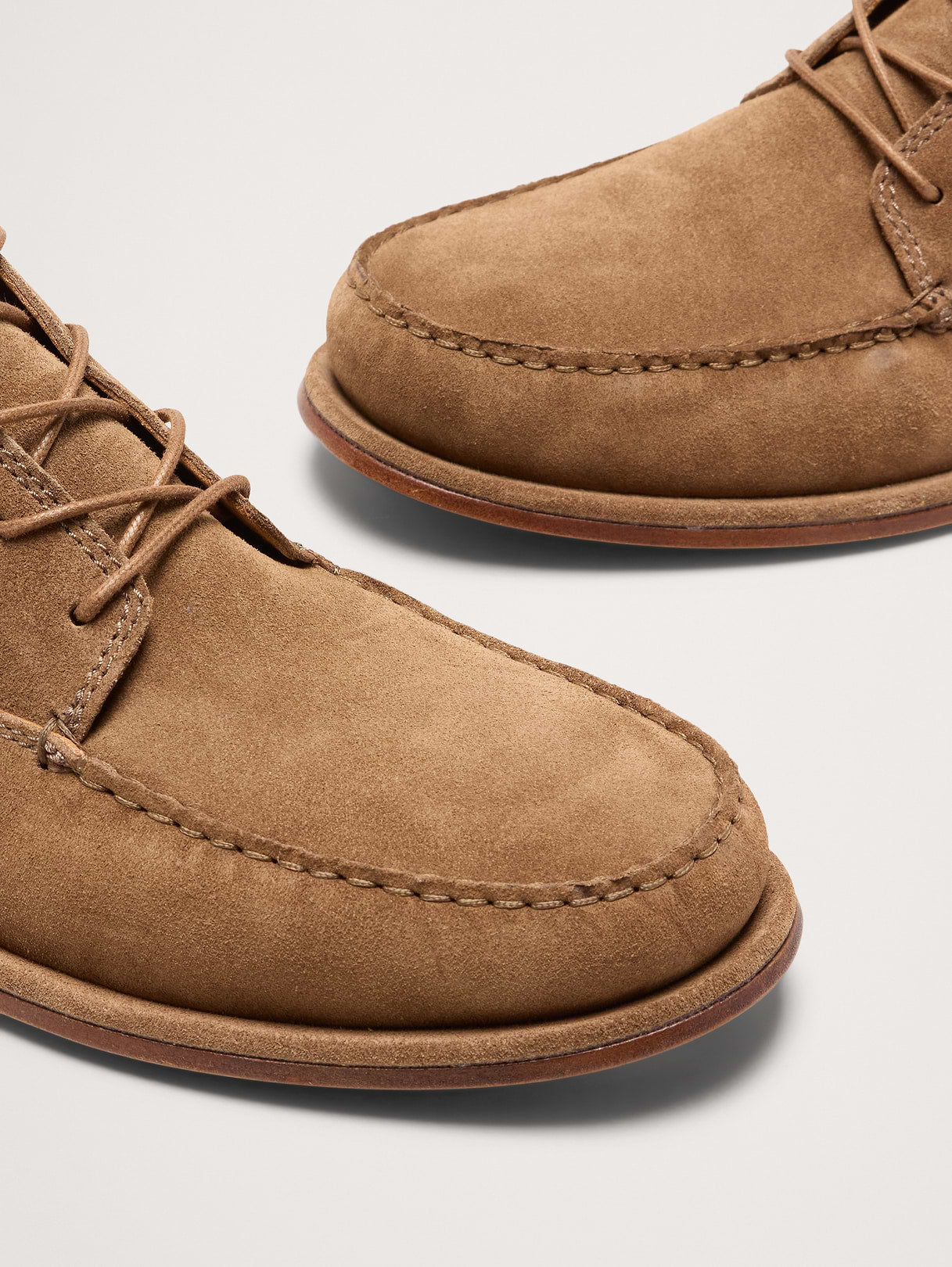 Italian Suede Chukka Boot - Medium Brown