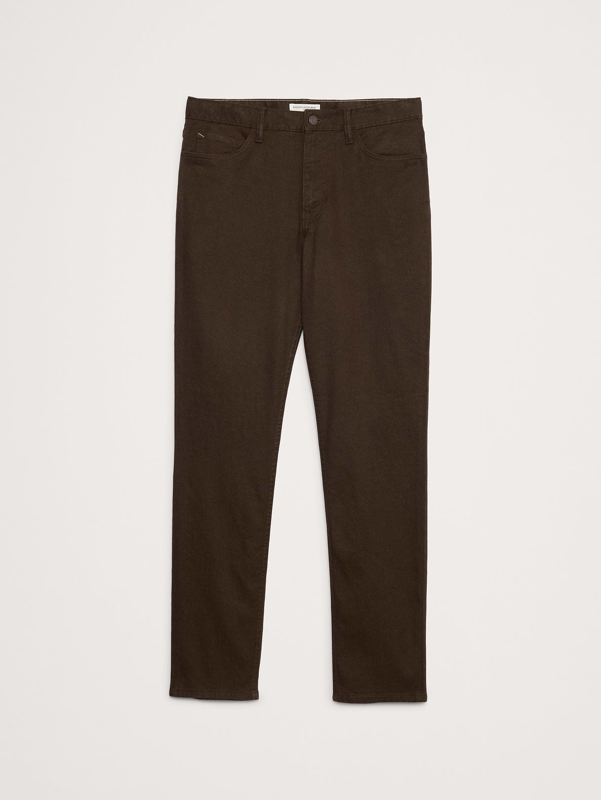Slim Linen-Cotton Traveler Pant - Brownstone