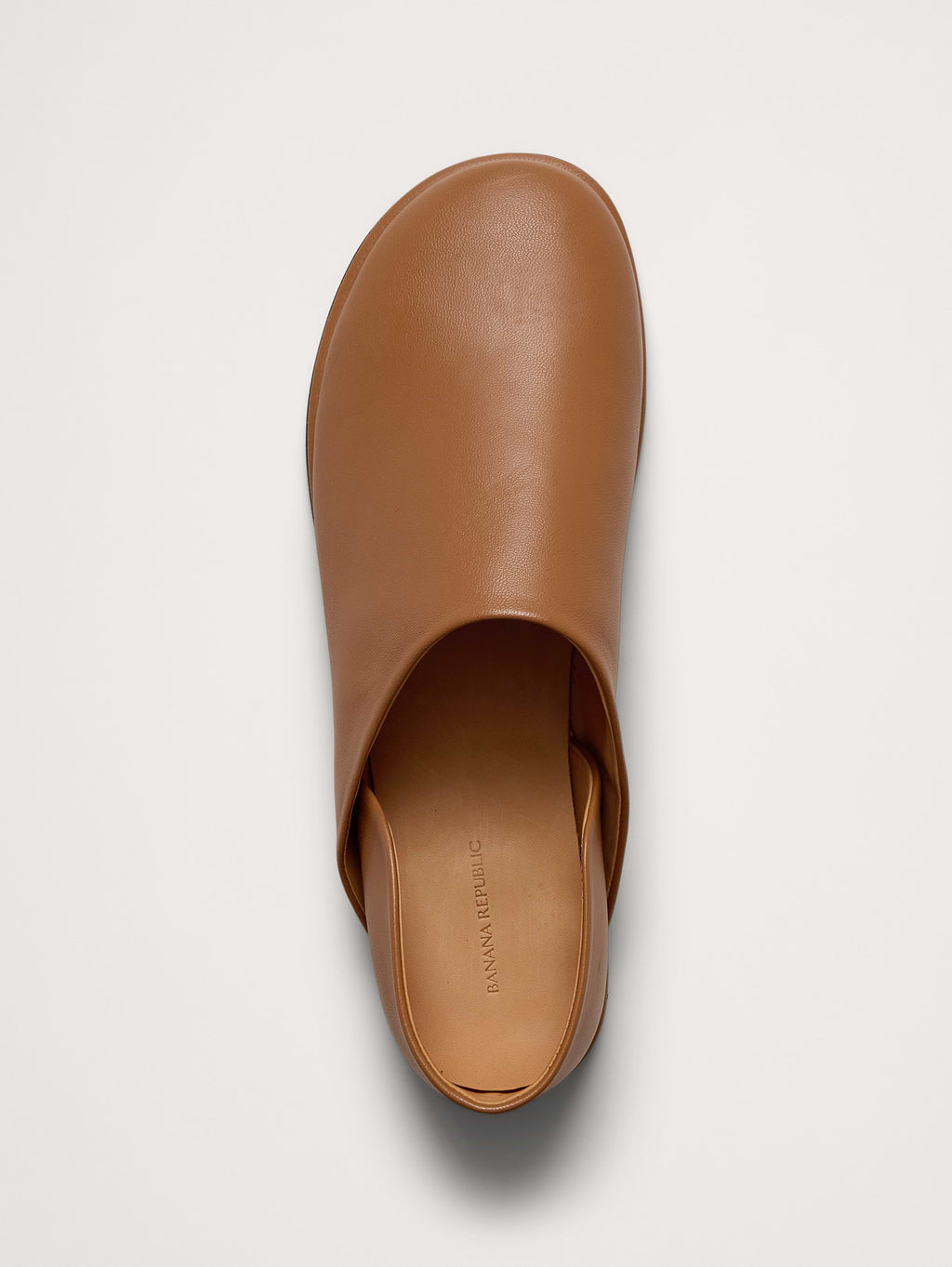Italian Leather Slip-On Flats - Tan