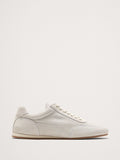 Italian Suede Low-Pro Sneaker - Soft Taupe