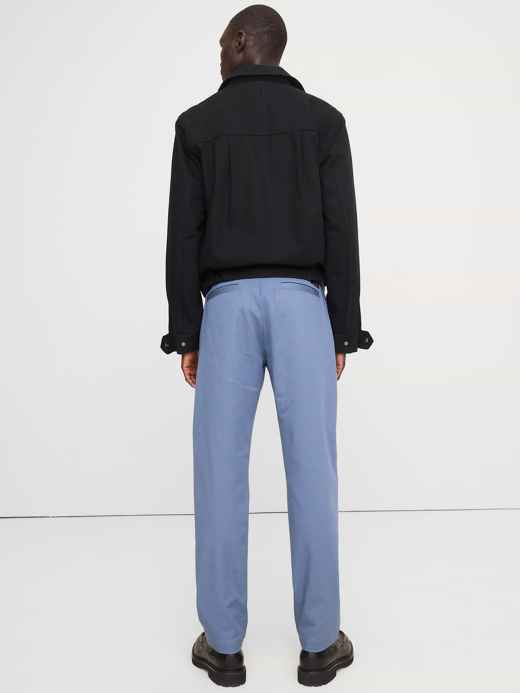 Straight Italian-Stretch Chino - Washed Denim