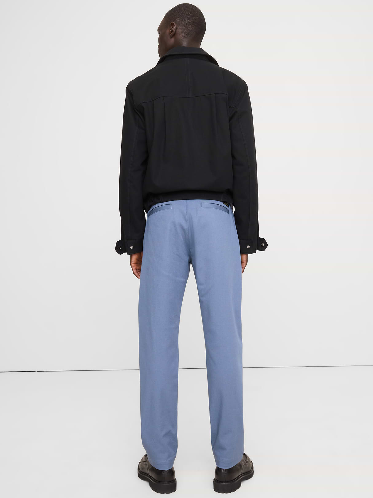 Straight Italian-Stretch Chino - Washed Denim