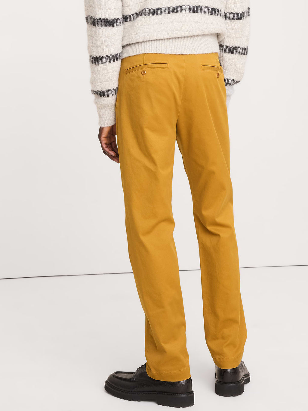 Straight Lived-In Chino - Golden Bark Yellow