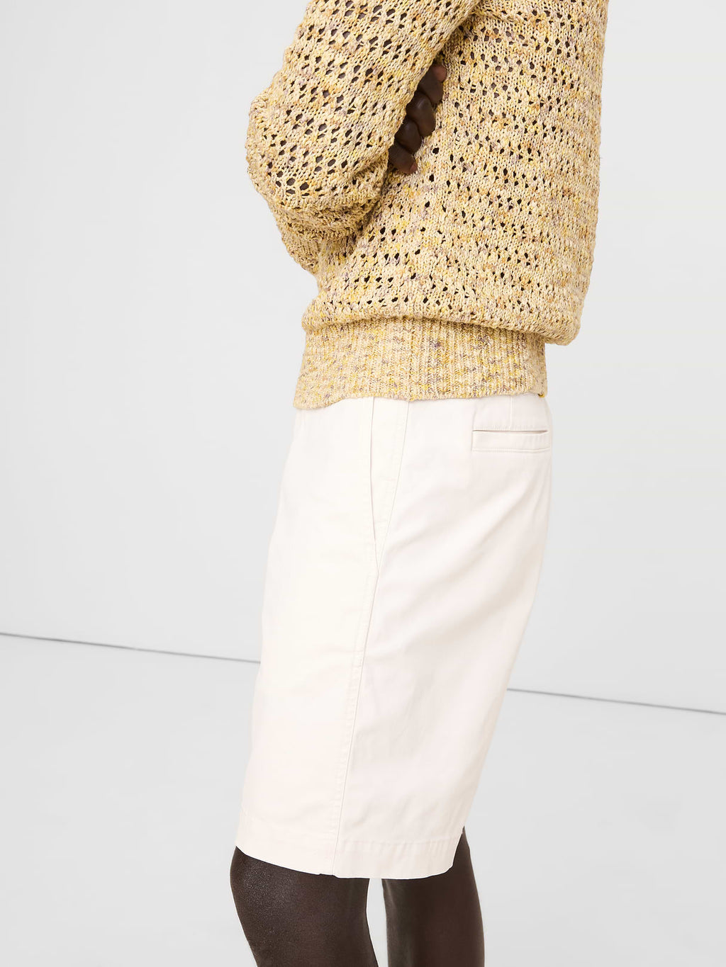 9" Lived-In Chino Short - Cream White