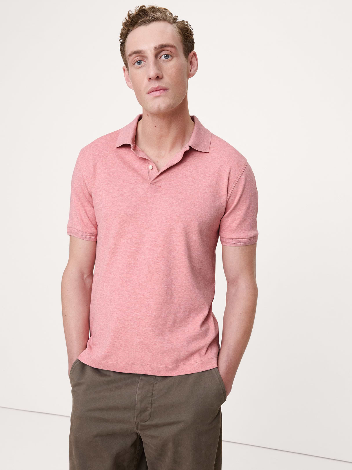 Luxury-Touch Polo - Tawny Rose
