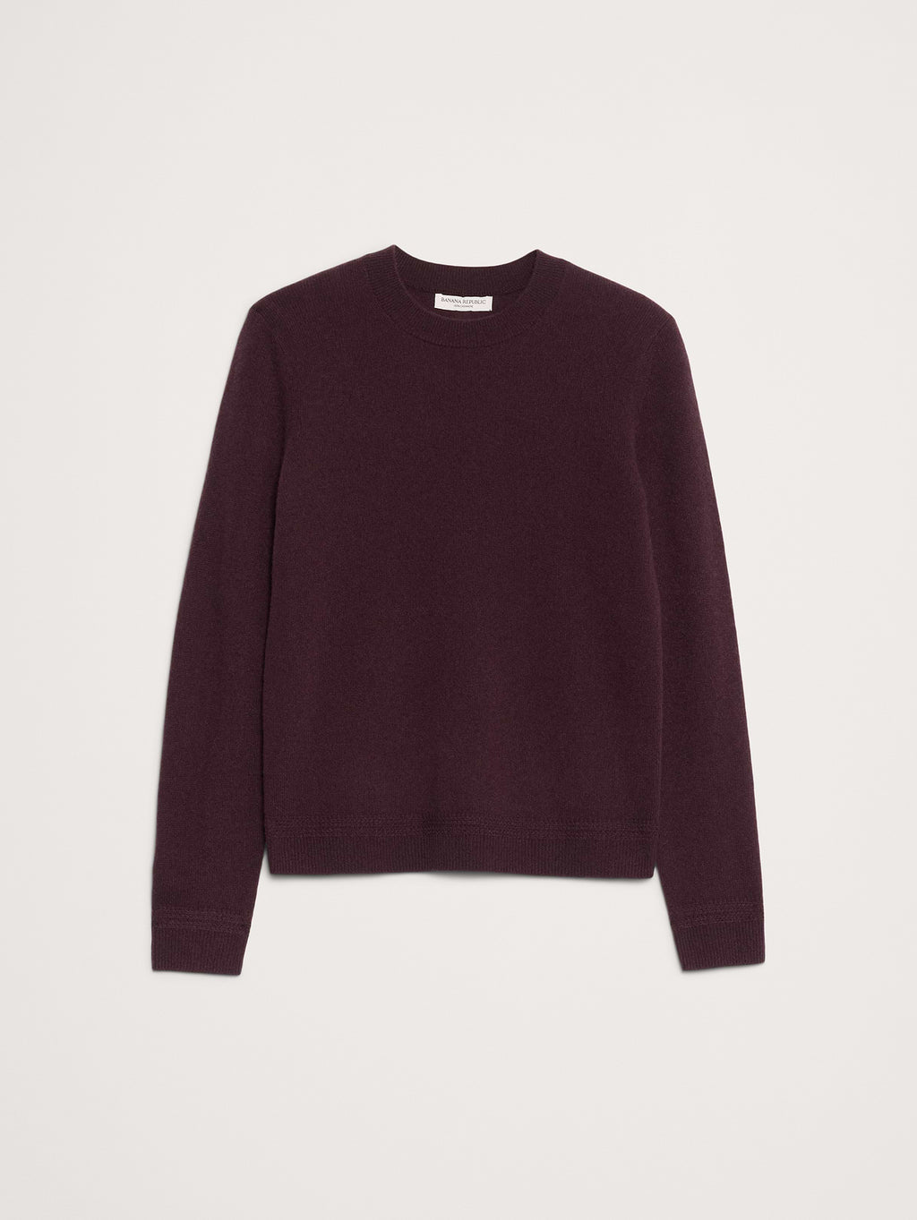 Lightweight Cashmere Crew-Neck Sweater - Decadent Chocolate Brown