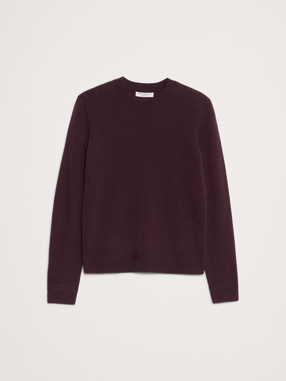 Lightweight Cashmere Crew-Neck Sweater - Decadent Chocolate Brown