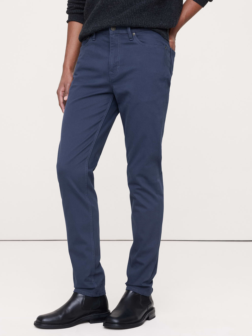 Slim Traveler Pant - Slate Blue