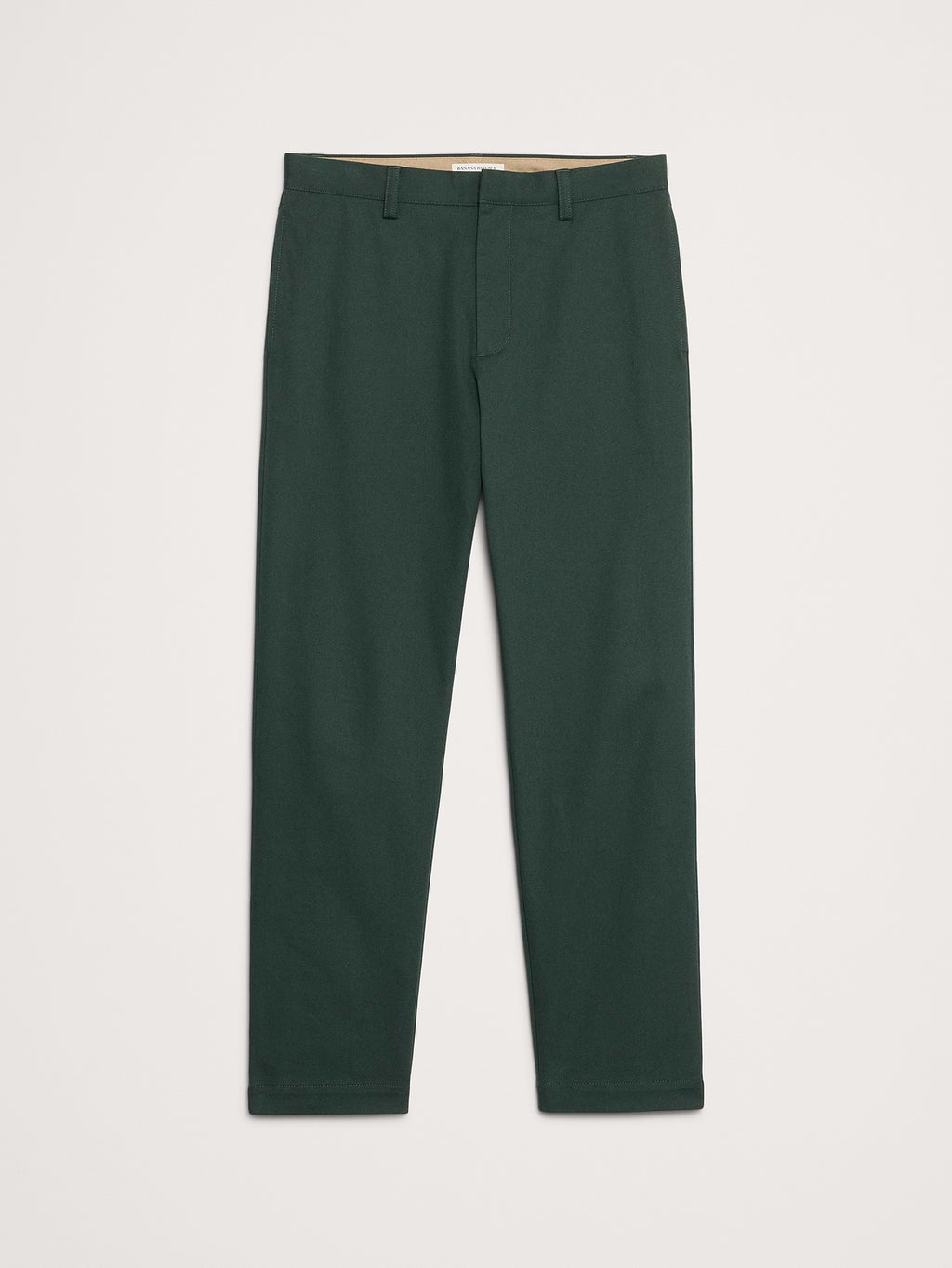 Straight Italian-Stretch Chino - Forest Green