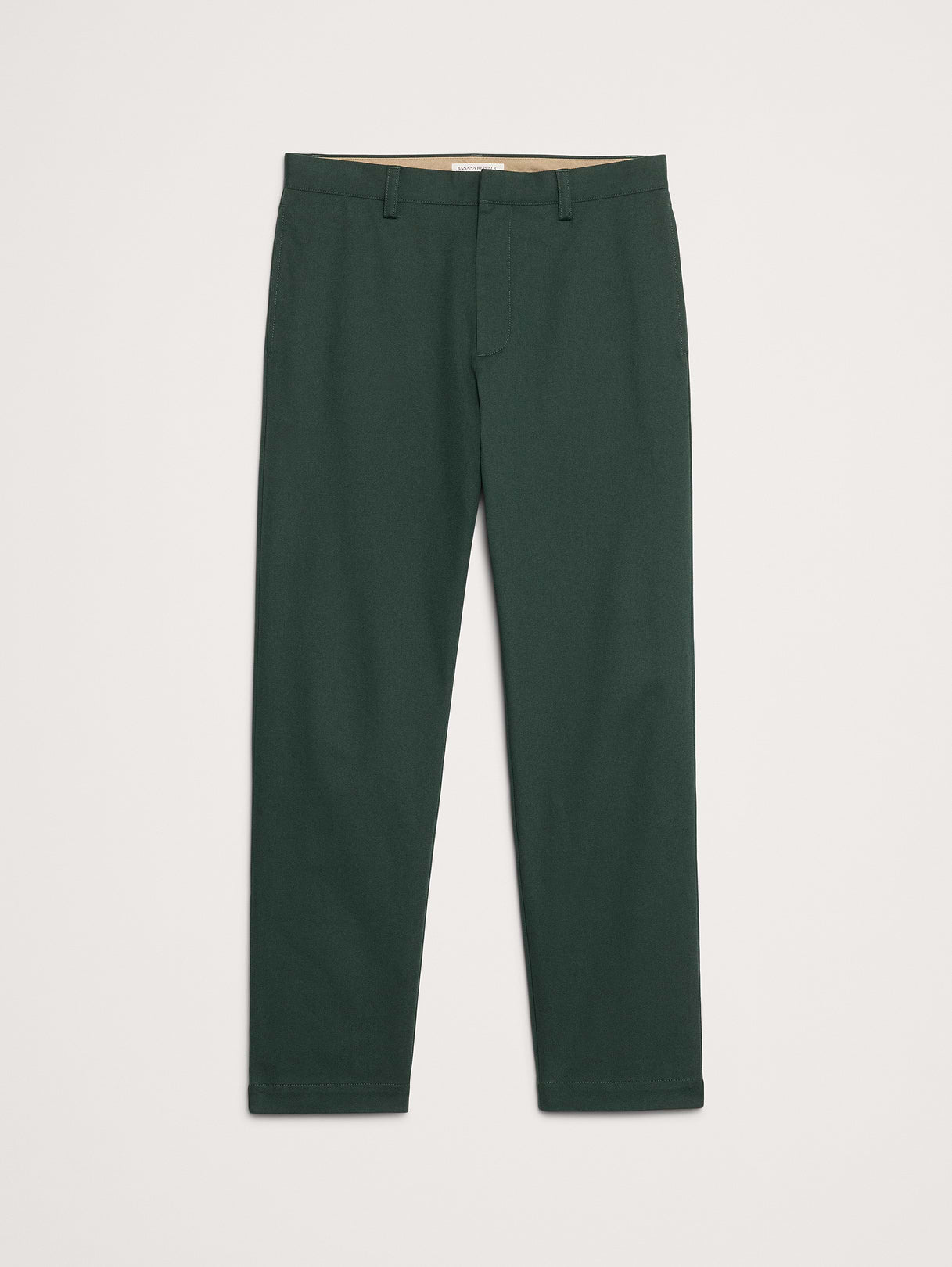 Straight Italian-Stretch Chino - Forest Green