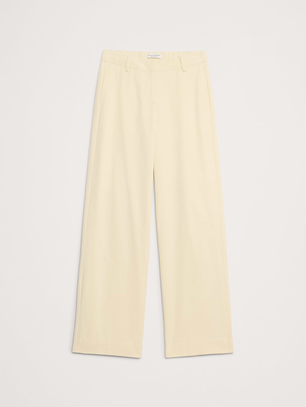 The Everyday Wide-Leg Pant in Tencel™-Cotton - Mother of Pearl Beige