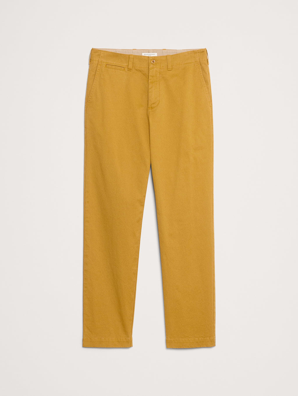 Straight Lived-In Chino - Golden Bark Yellow