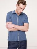 Luxury Touch Resort Shirt - Dark Denim Blue