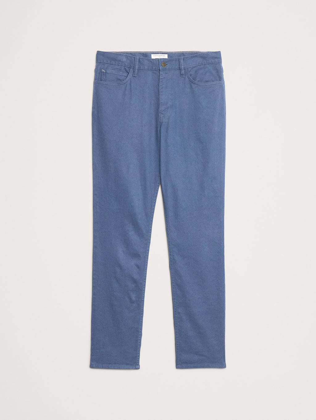 Slim Linen-Cotton Traveler Pant - Dark Denim Blue