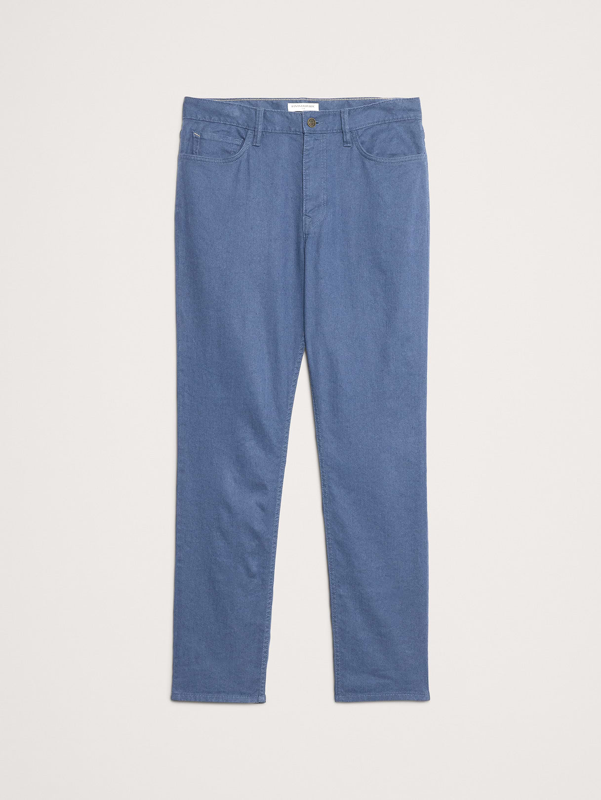 Slim Linen-Cotton Traveler Pant - Dark Denim Blue