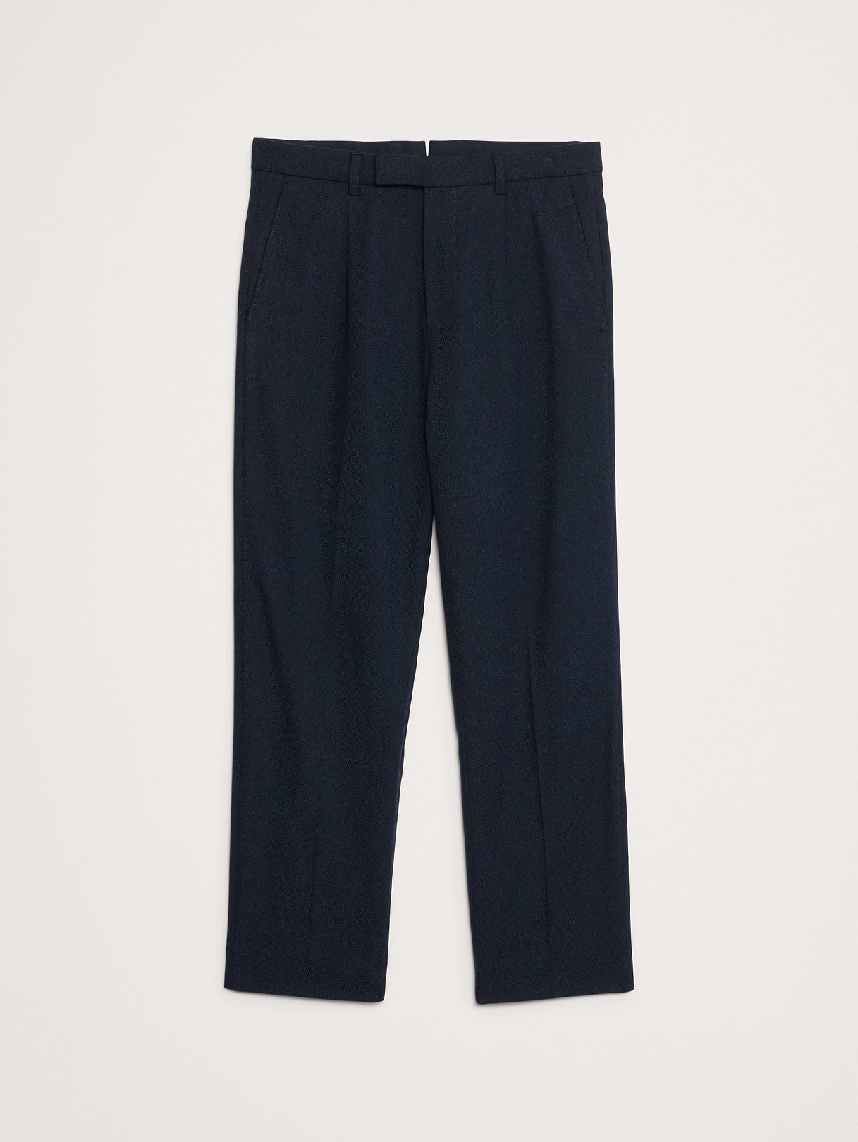 Athletic Textured Dress Pant - Navy Blue