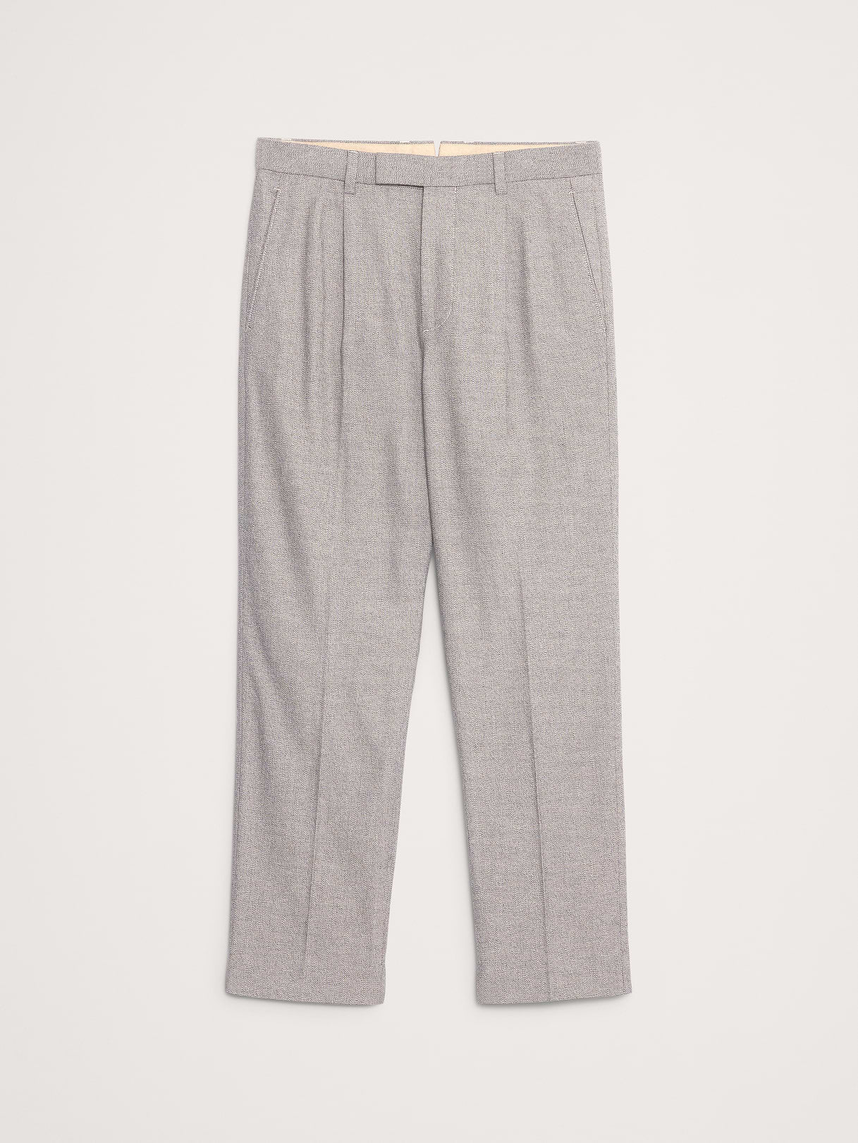 Athletic Textured Dress Pant - Natural