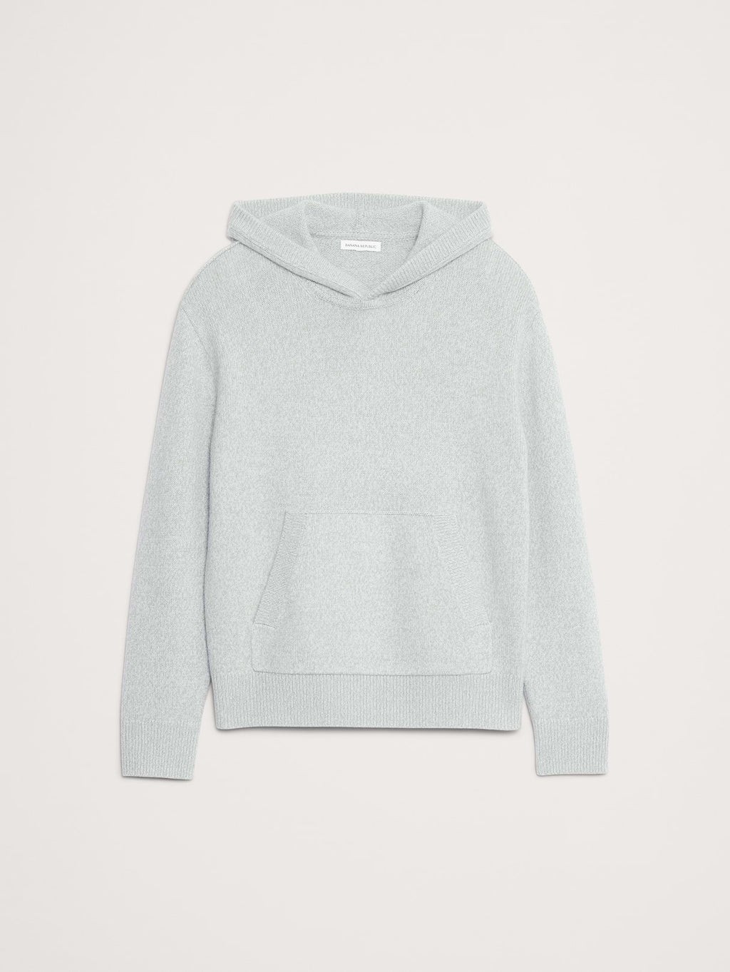 Cashmere-Cotton Sweater Hoodie - Serene Sage Green