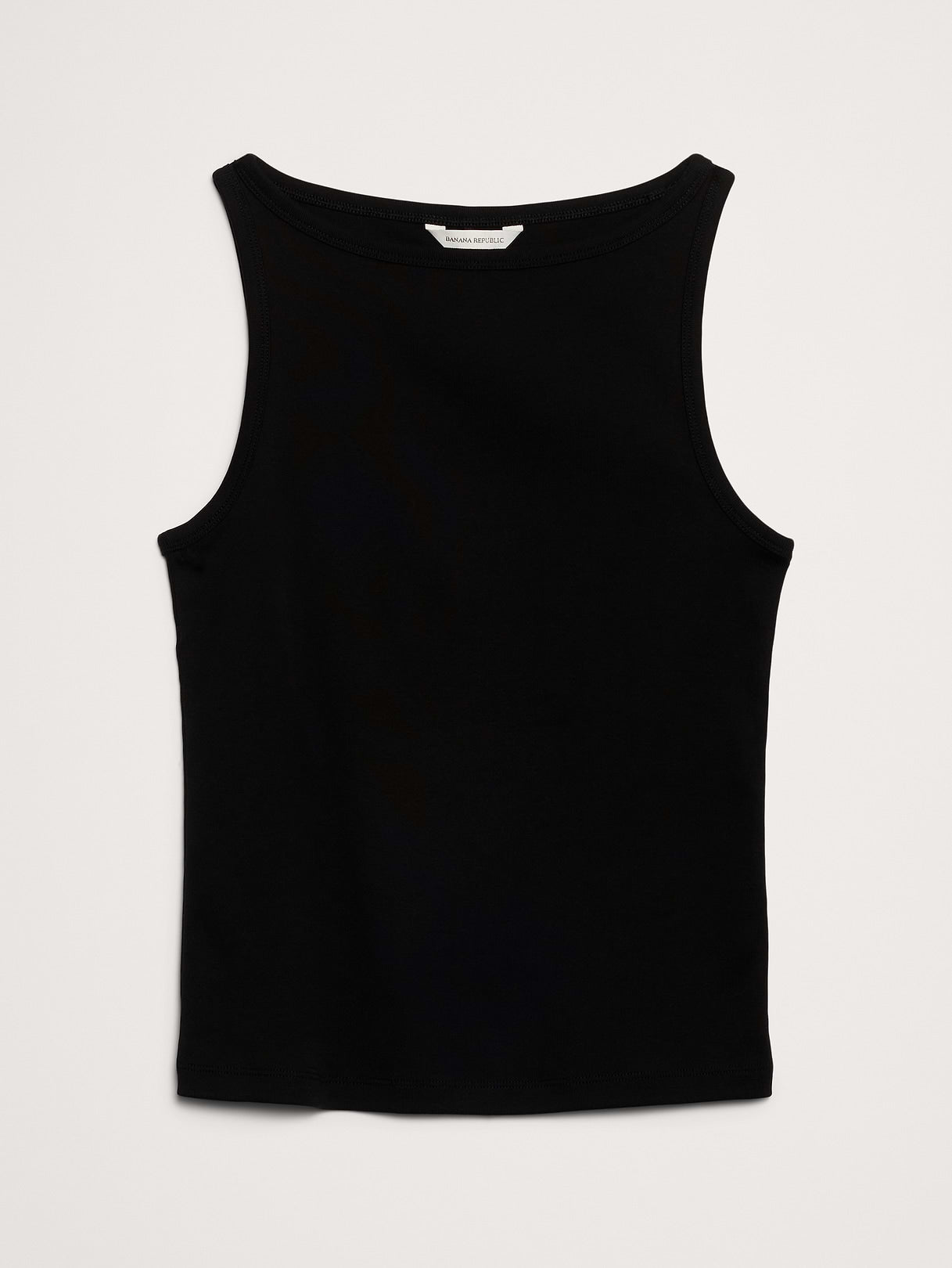 Minimalist Cotton Tank - Black