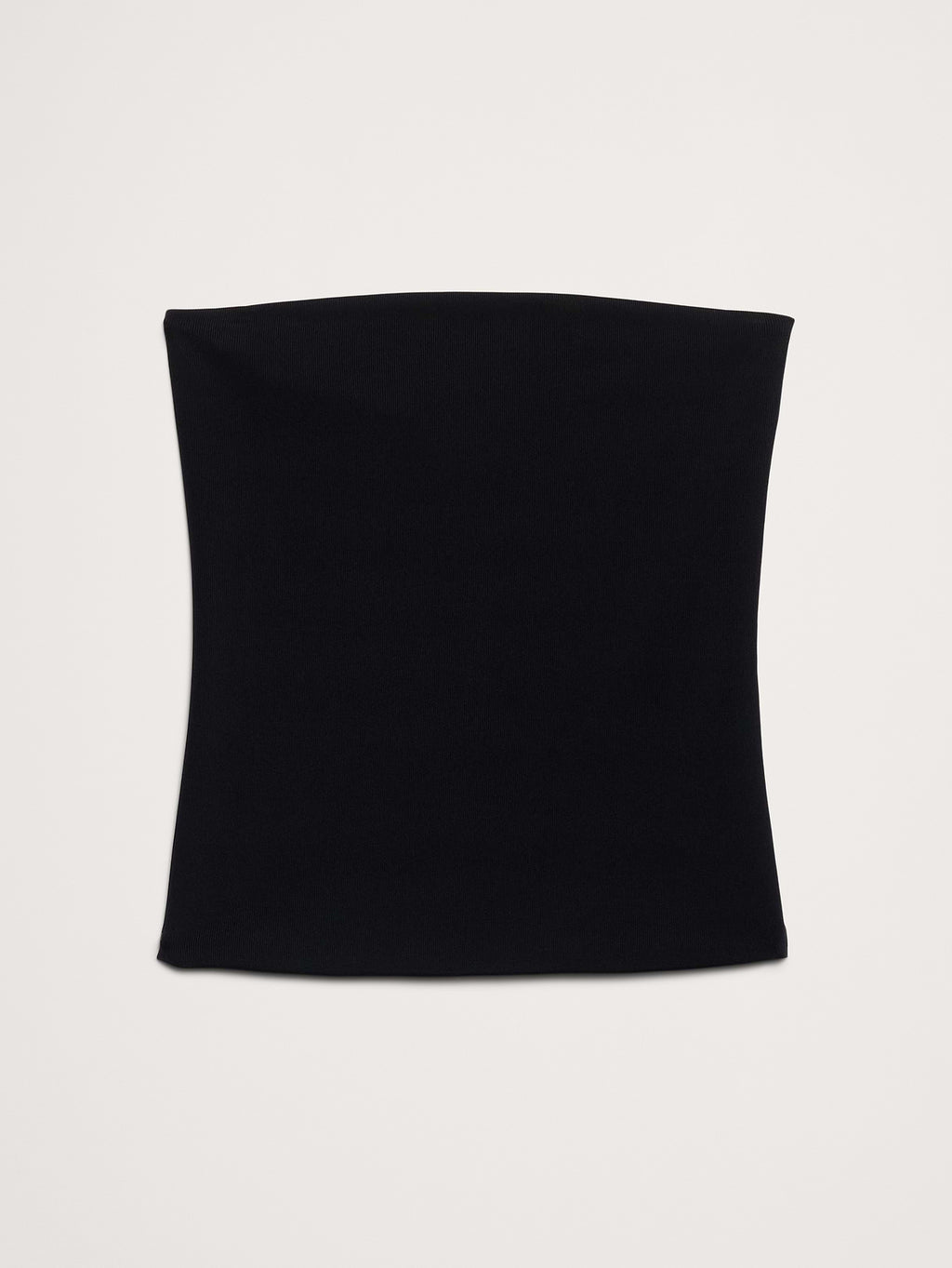 Sculpted-Stretch Tube Top - Black