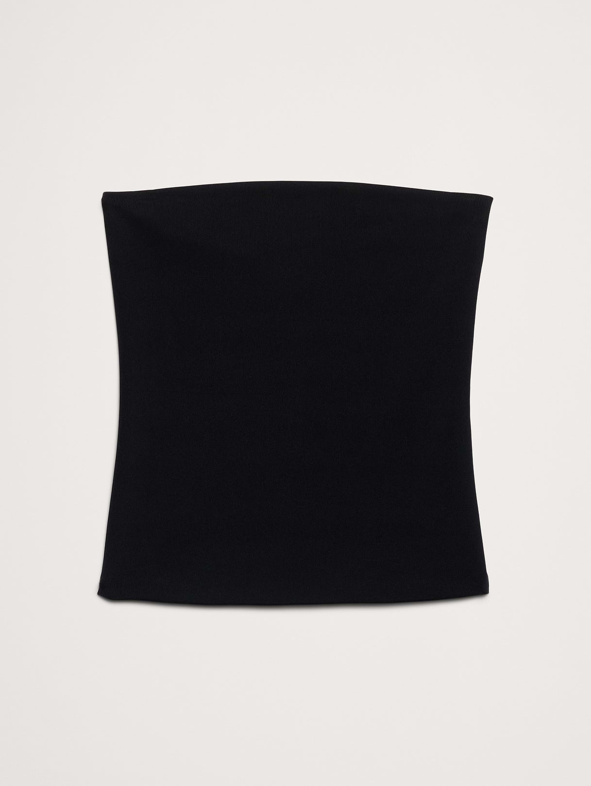 Sculpted-Stretch Tube Top - Black
