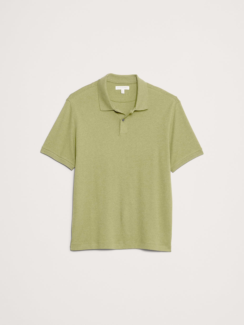 Luxury-Touch Polo - Moss Heather