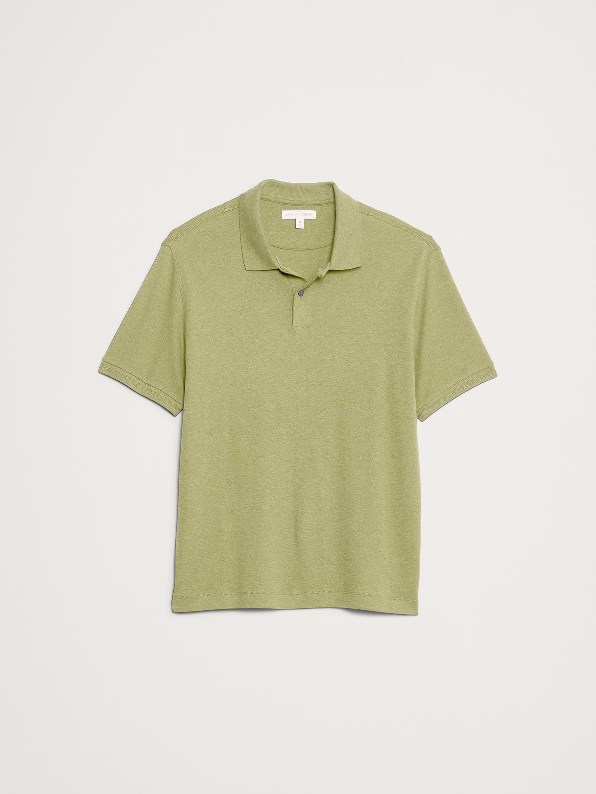 Luxury-Touch Polo - Moss Heather