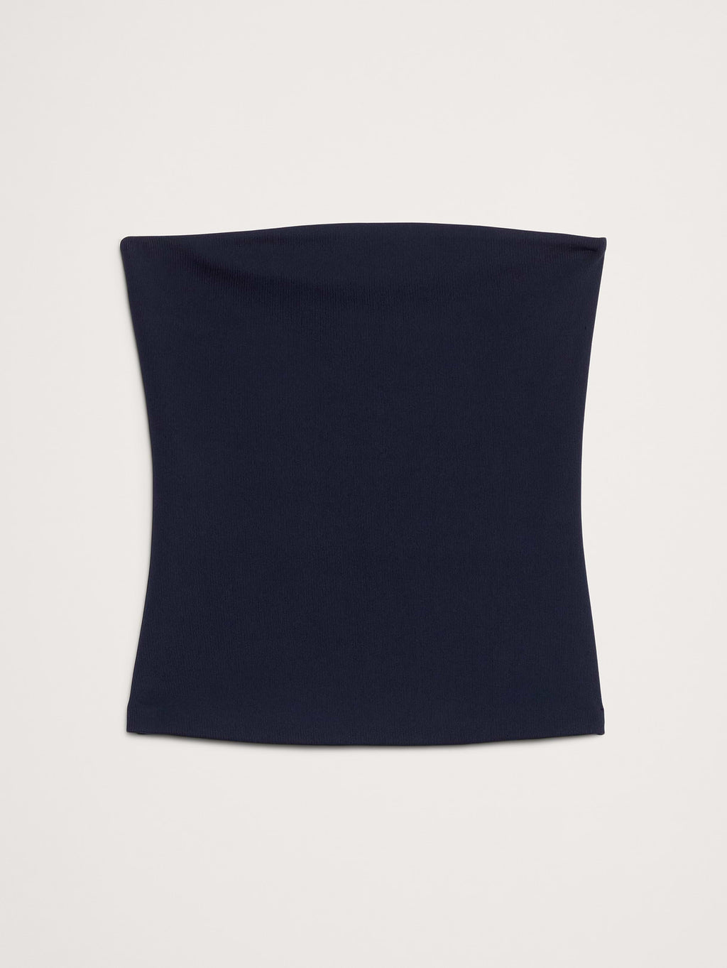 Sculpted-Stretch Tube Top - Navy Blue