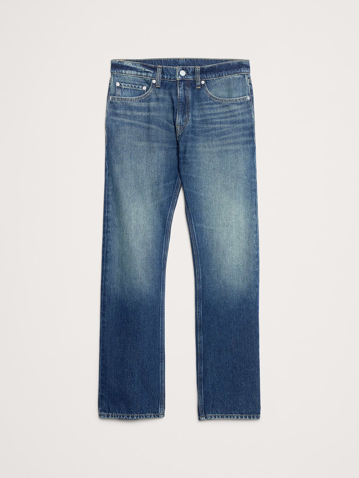 Classic Bootcut Jean in 100% Cotton - Medium Wash
