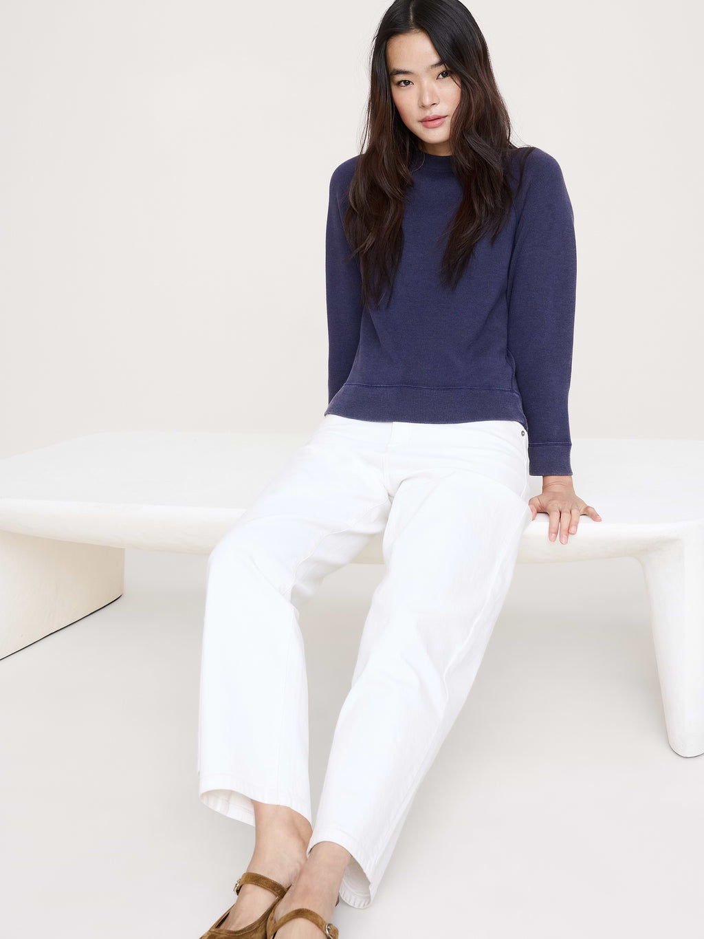 Garment Dye Sweatshirt - Blue Inkling