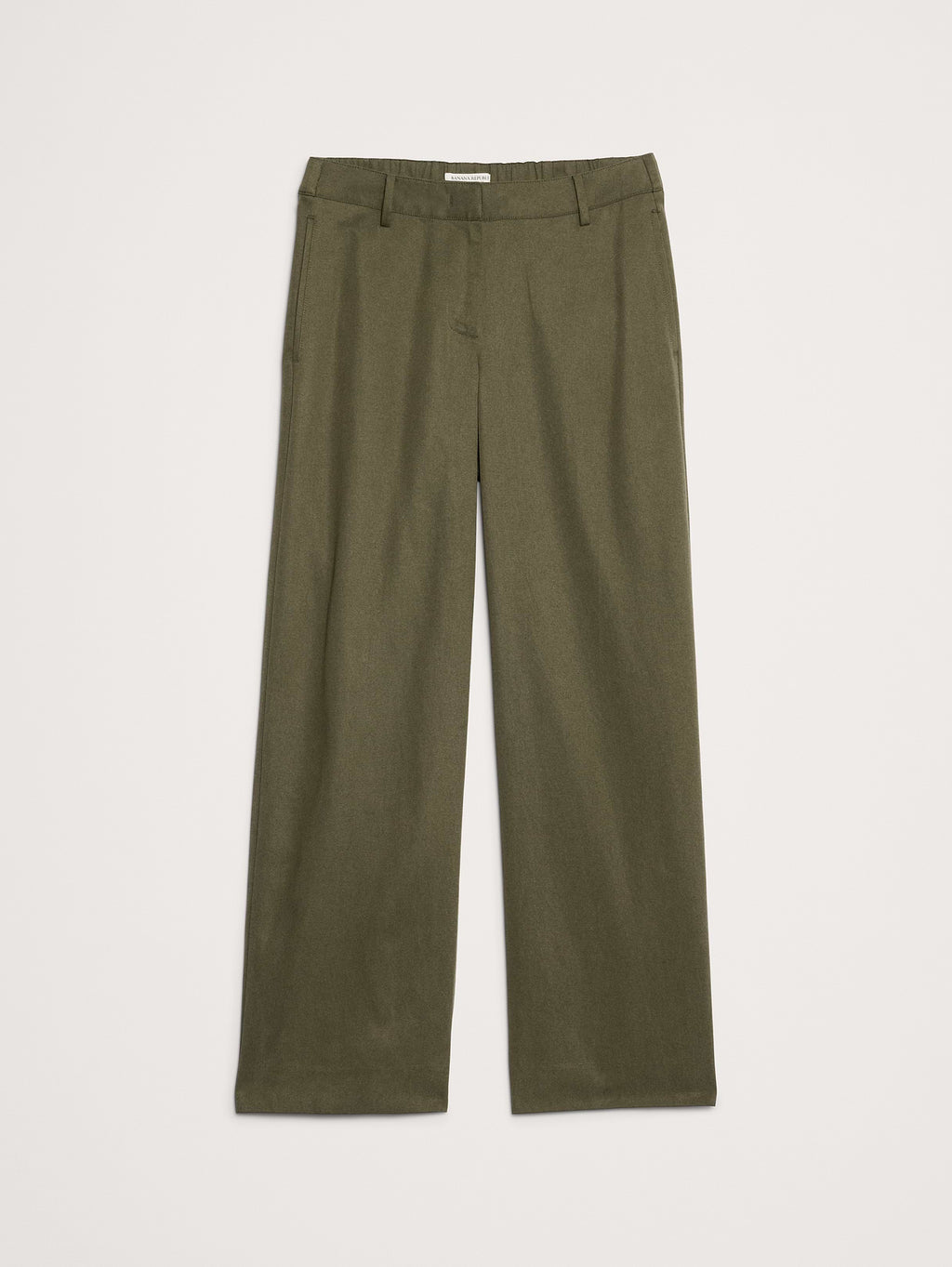 The Everyday Wide-Leg Pant in Tencel™-Cotton - Fresh Olive Green