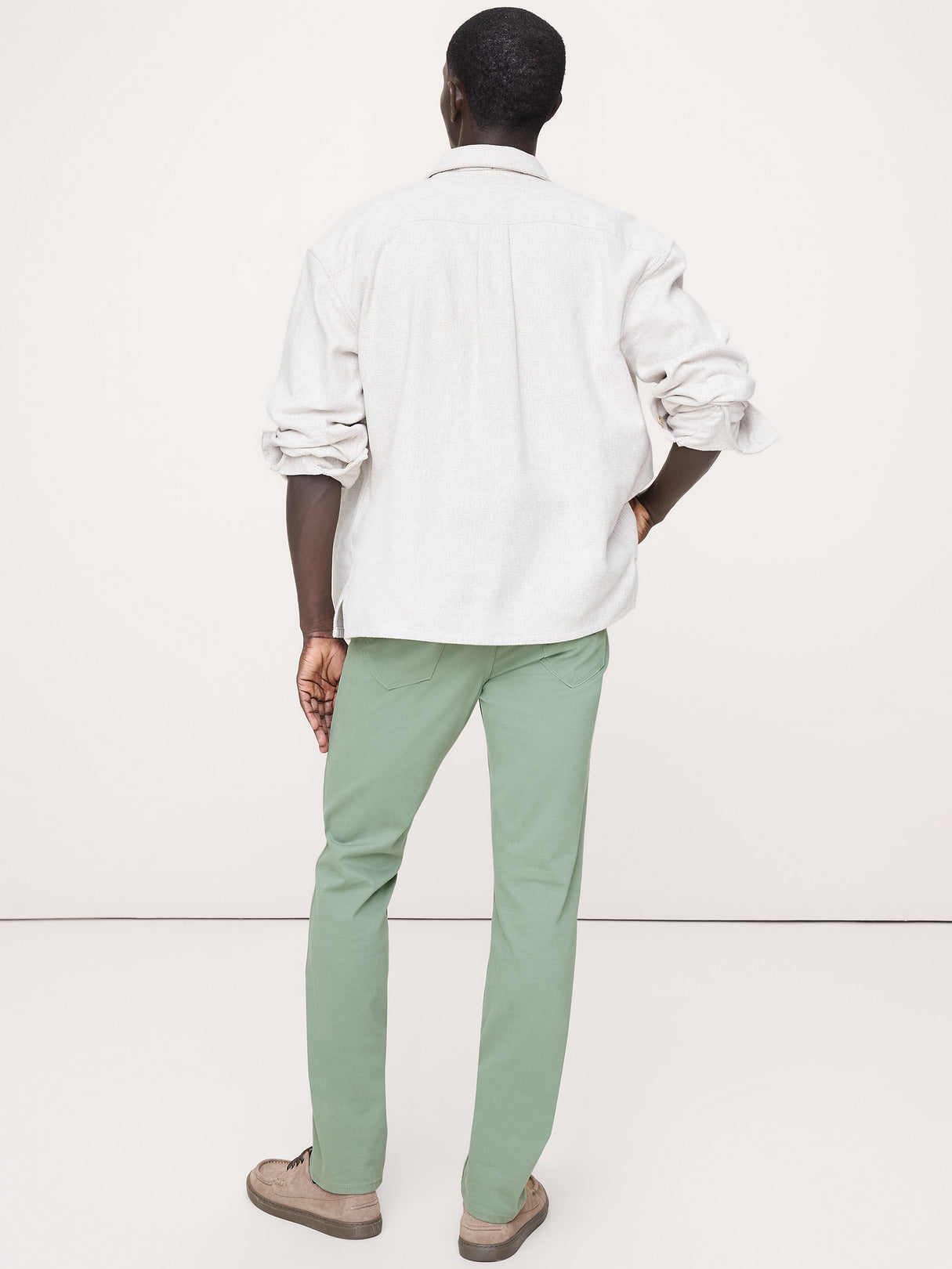 Slim Traveler Pant - Sea Rock Green