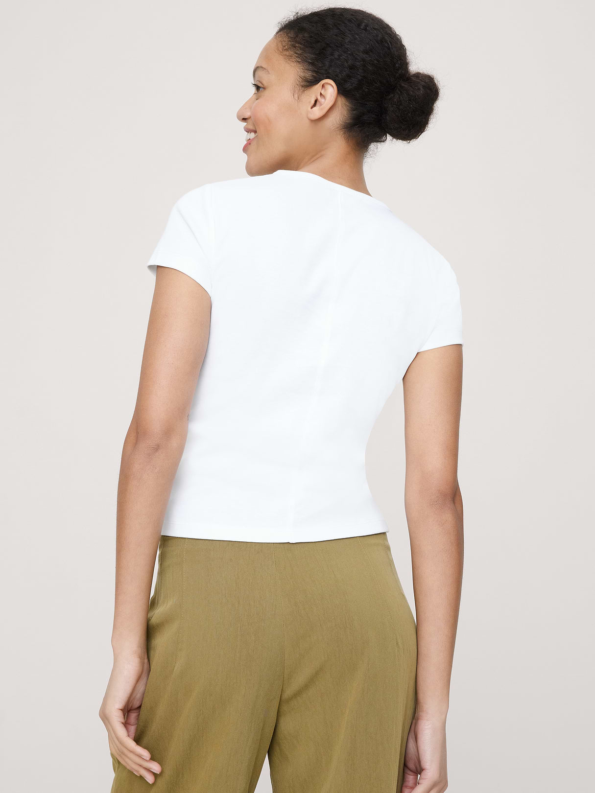Minimalist Cotton Baby T-Shirt - White