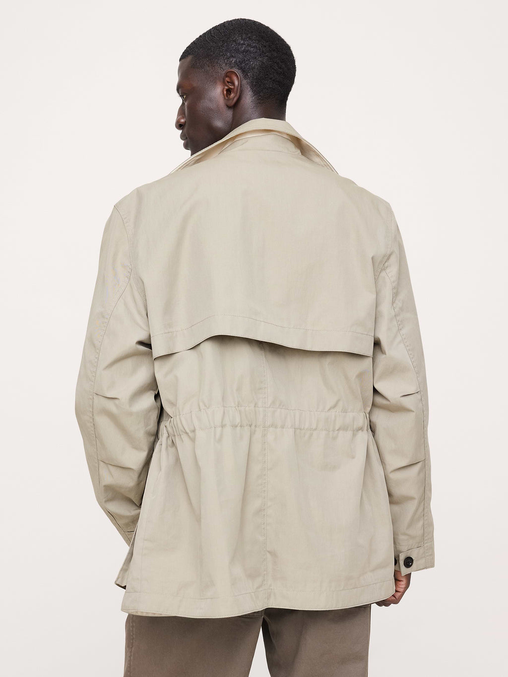 Cotton-Nylon Field Jacket - Stone Beige